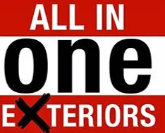 Second logo: All in one exteriors